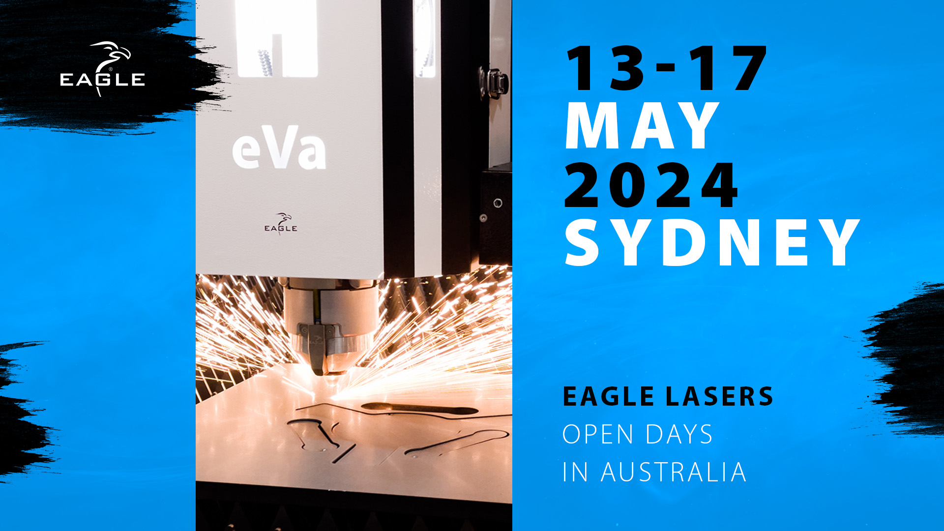 Eagle Lasers and Kraftech Australia Open Days, May 13th to 17th, 2024